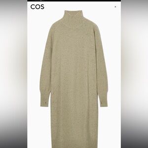 100% Wool COS Longline Knitted Dress